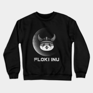 Vintage Floki Inu Coin To The Moon Floki Army Crypto Token Cryptocurrency Blockchain Wallet Birthday Gift For Men Women Kids Crewneck Sweatshirt